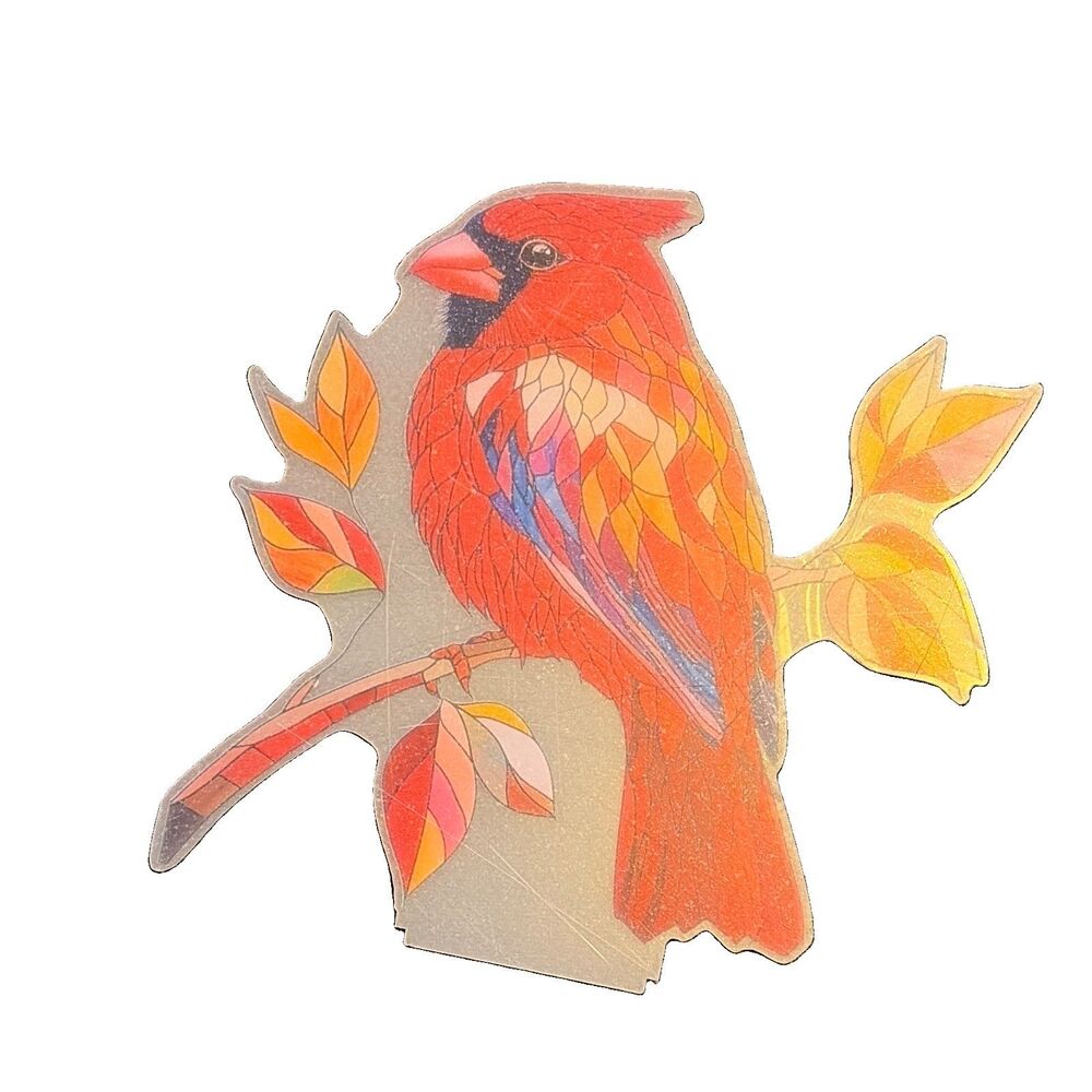 Faintor Red Bird Cardinal DIY 5D Diamond Art Painting Kit w/ Tools